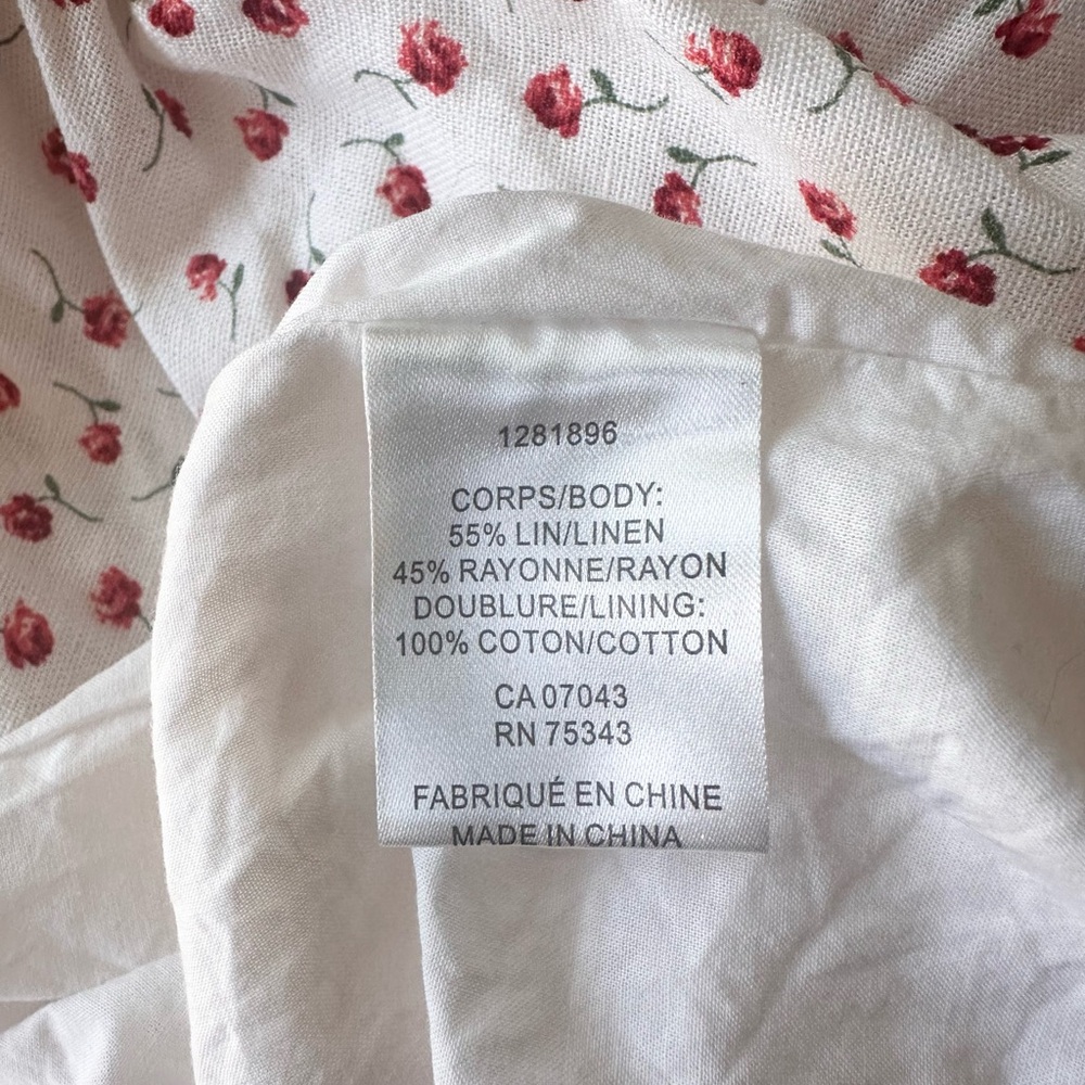 Caroline Constas White and Red Midi Dress - Picture 4 of 7
